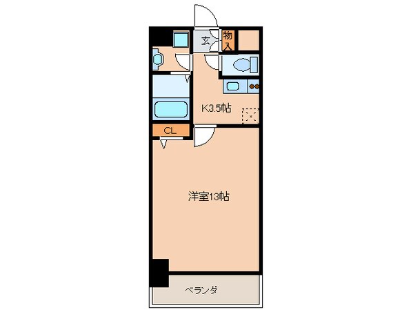 フラット12の物件間取画像